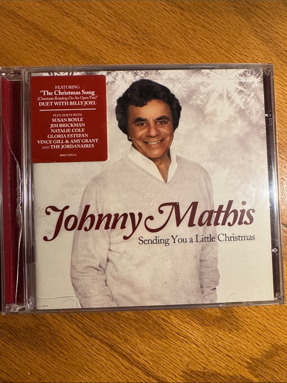 Sealed Christmas cd Johnny Mathis w many duets